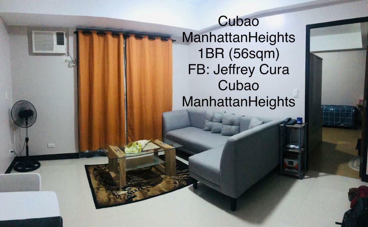 Cubao Manhattanheights Unit 7Ef Tower B, 1Br Манила Экстерьер фото
